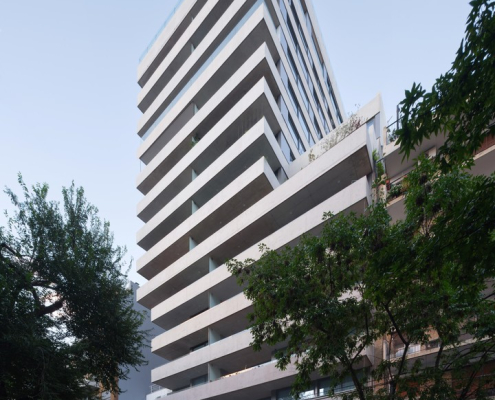 Fachada del proyecto Mirabilia Golf en Buenos Aires